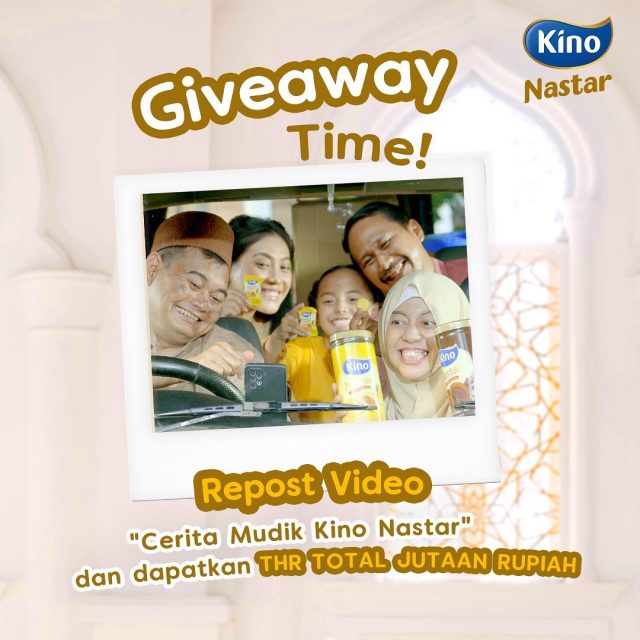 Giveaway Repost Video Kino Nastar Berhadiah THR Total 1 Juta