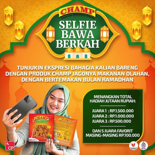 Kontes Selfie Bawa Berkah Champ Berhadiah THR Total 3,5 Juta