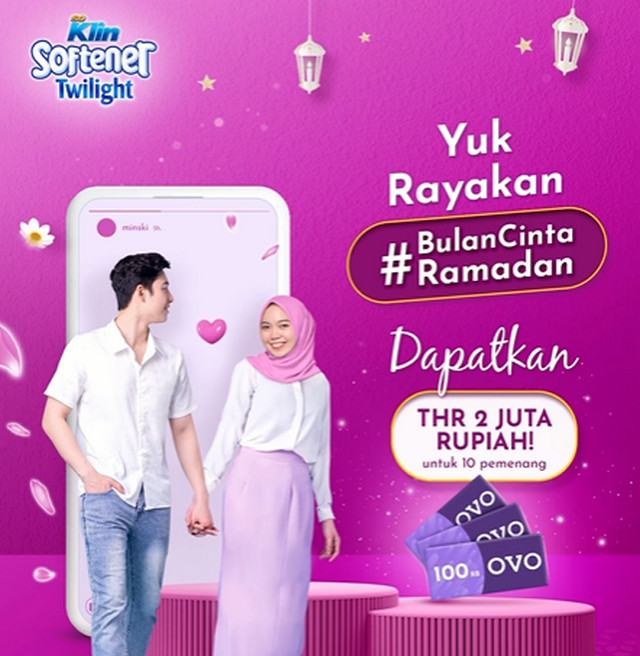 Kuis Bulan Cinta Ramadan Berhadiah THR OVO Total 2 Juta Rupiah