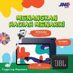 Kuis JNE Filter Berkah Berhadiah Huawei Matepad, Vacuum Cleaner