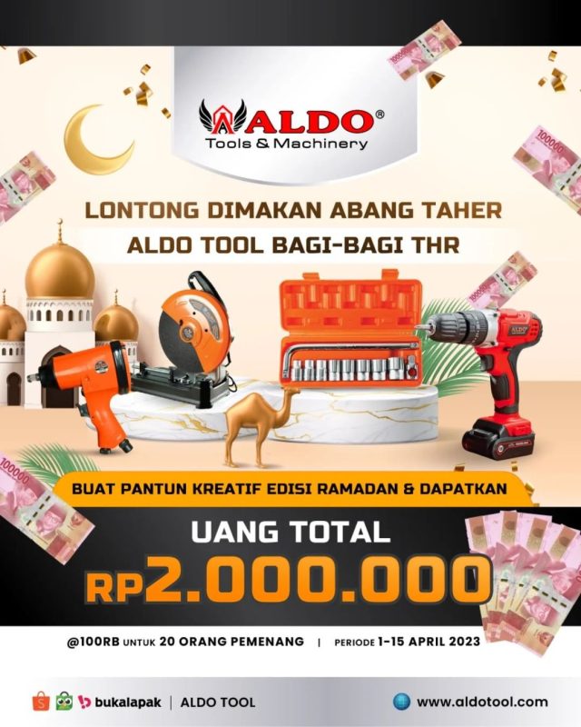 Kuis Pantun Ramadan Aldo Tool Berhadiah THR Total 2 Juta Rupiah