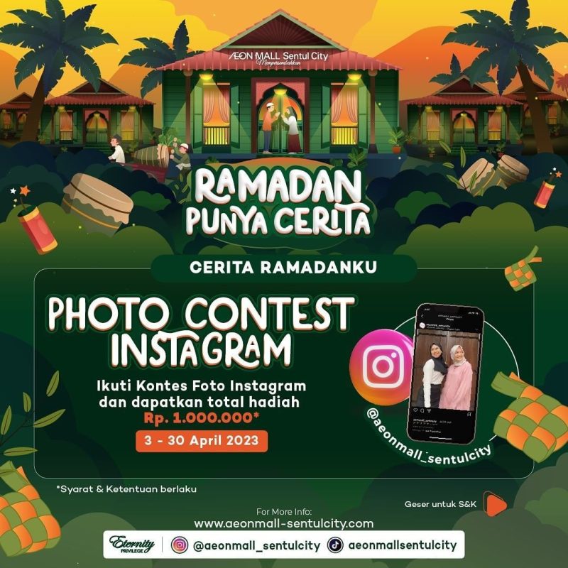 Lomba Foto Ramadan Punya Cerita AEON Mall Berhadiah 1 Juta