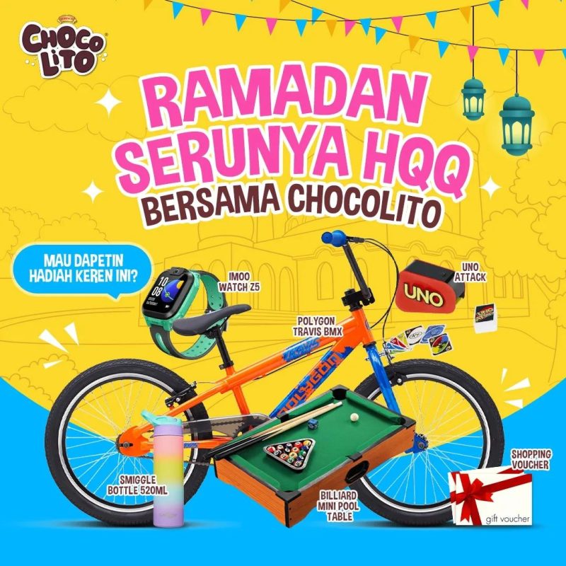 Lomba Kreasi Ucapan Ramadan Hadiah Sepeda BMX, Jam Imoo, dll