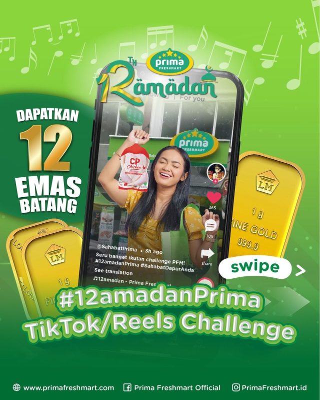 Lomba Video 12amadan Prima Berhadiah Emas Total 12 Gram