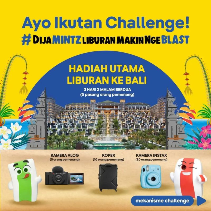 Lomba Video Liburan MintZ Berhadiah Trip ke Bali, Kamera, dll