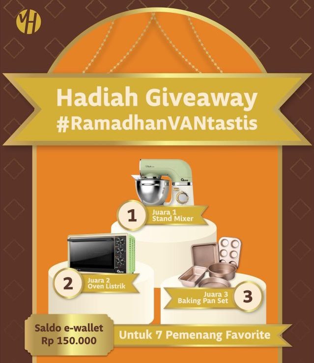 Lomba Video Ramadhan VANtastis Berhadiah Stand Mixer, Oven, dll