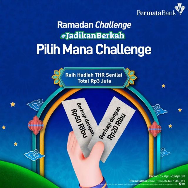 Piliha Mana Challenge Berhadiah THR Total IDR 3.000.000