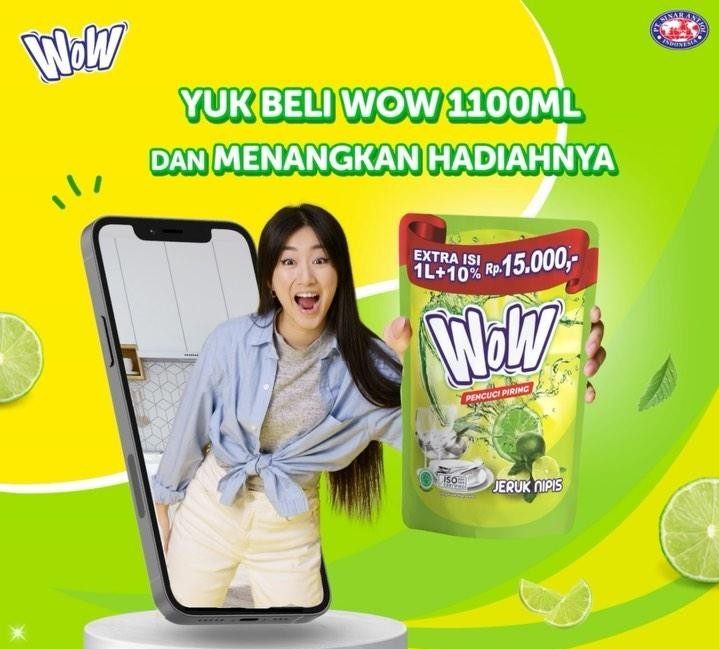 Promo Beli WoW 1100ml Quiz Berhadiah Total Jutaan Rupiah