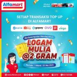 Promo Top Up E-Wallet di Alfamart Berhadiah Emas @ 2 Gram