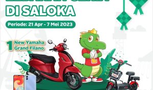 Undian Lebaran Ceria di Saloka Berhadiah Motor, Viar U1, Hp, dll