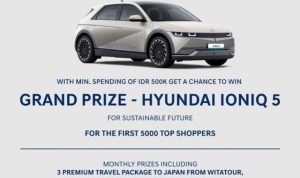 Undian Plaza Indonesia 33th Berhadiah Mobil Listrik Hyundai Ioniq 5