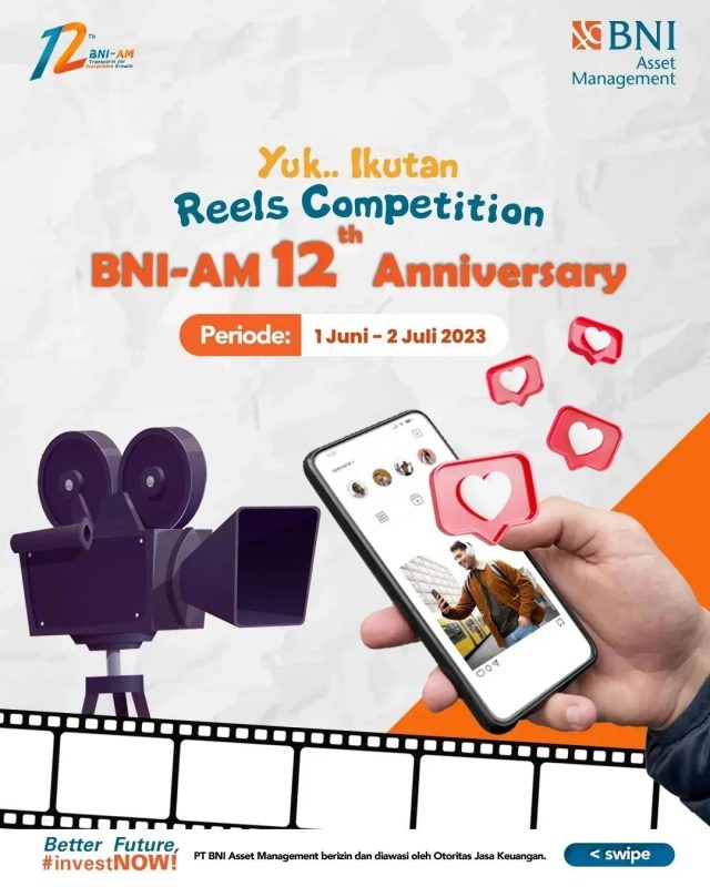 BNI-AM 12th Anniversary Reels Competition Total Hadiah 6 Juta