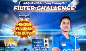 Filter IG Challenge AQUA with Anthony Berhadiah Total Puluhan Juta