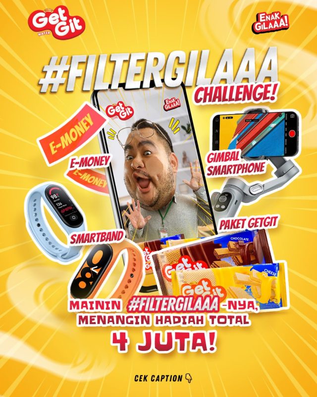 GetGit Filter Gilaaa Challenge Berhadiah Total 4 Juta Rupiah