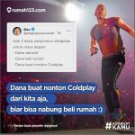 Giveaway Tiket Coldplay Gratis dari Rumah123