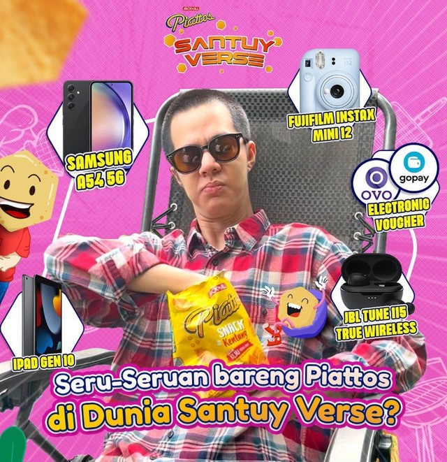 Kuis Filter IG Santuy Verse Berhadiah iPad Gen 10 dan lainnya