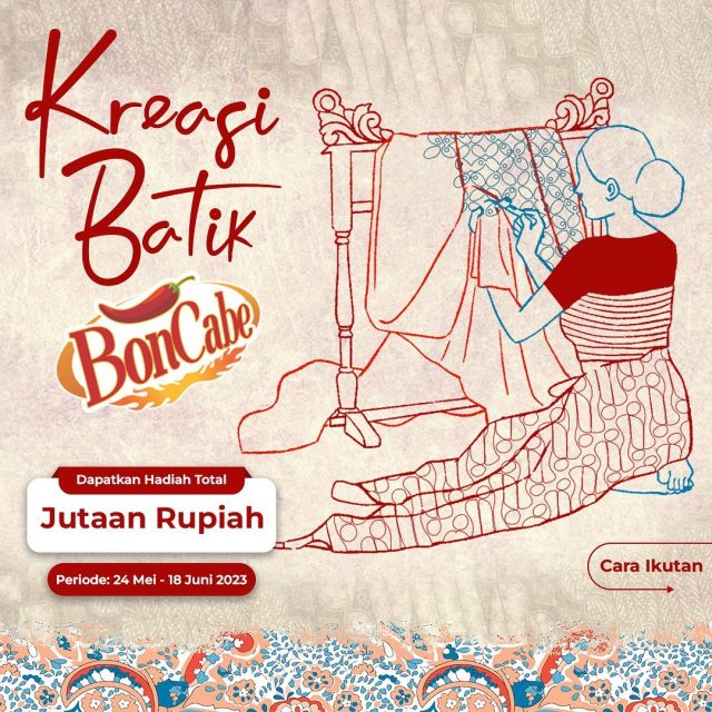 Lomba Desain Batik Boncabe Berhadiah Uang 7 Juta & Hampers