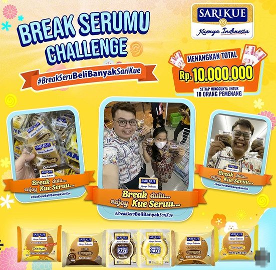 Lomba Foto Break Serumu Sari Kue Berhadiah Total 10 Juta Rupiah