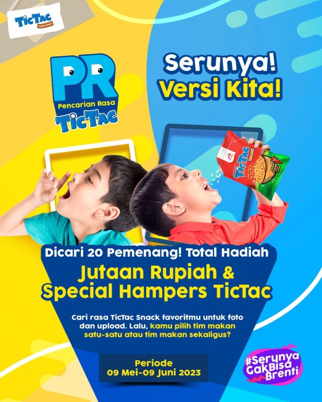Lomba Foto Makan TicTac Total Hadiah Jutaan Rupiah & Hampers