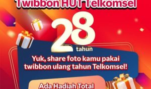 Lomba Foto Twibbon HUT Telkomsel Hadiah Gopay Jutaan Rupiah