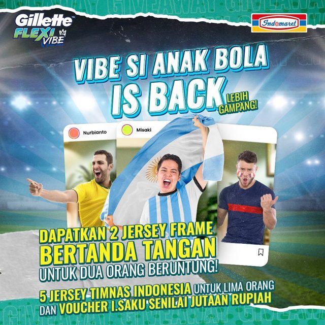 Lomba Foto Vibe Si Anak Bola Hadiah Jersey & I-Saku Jutaan Rupiah