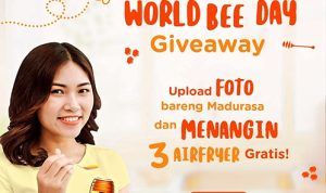 Lomba Foto World Bee Day Berhadiah 3 unit Air Fryer Gratis