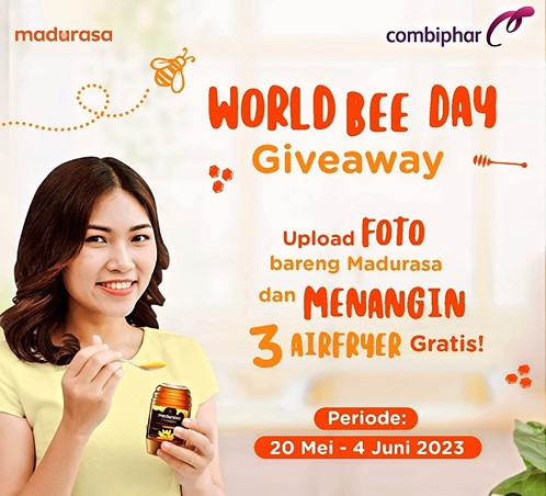 Lomba Foto World Bee Day Berhadiah 3 unit Air Fryer Gratis