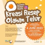 Lomba Kreasi Resep Olahan Telur Berhadiah Total 12 Juta Rupiah