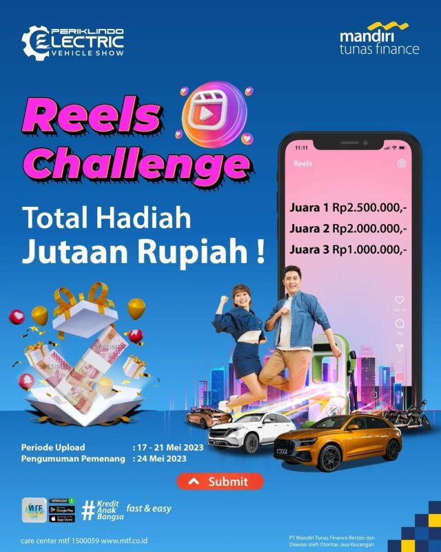 Lomba Reels MTF Di Event PEVS 2023 Berhadiah Total 5,5 Juta