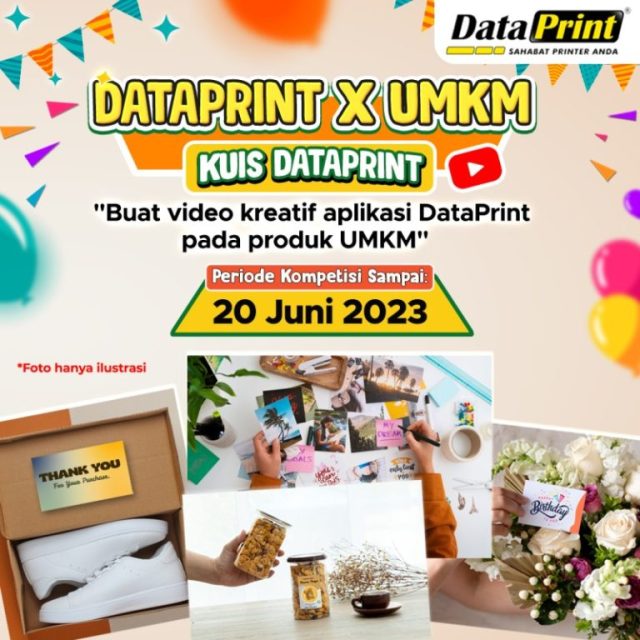 Lomba Video DataPrint x UMKM Berhadiah Uang Total Rp. 7 Juta