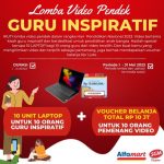 Lomba Video Guru Inspiratif Berhadiah 10 Laptop & Voucher 10 JT