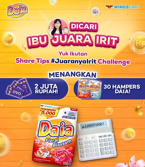 Lomba Video Ibu Juara Irit Berhadiah OVO 2 Juta & 30 Hampers