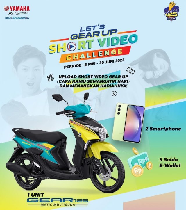 Lomba Video Let's Gear Up Berhadiah Motor Yamaha Gear 125