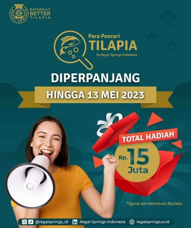 Lomba Video Para Pencari Tilapia Berhadiah Total 15 Juta Rupiah