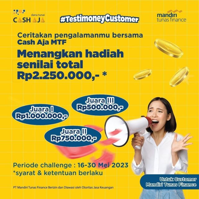 Lomba Video Testimoni Cash Aja Berhadiah Total 2.250.000