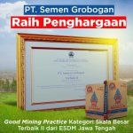 PT. Semen Grobogan Raih Penghargaan Good Mining Practice 2023