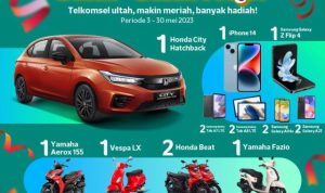 Telkomsel Undi-Undi Hepi Mei 2023 Berhadiah Mobil, Motor, dll