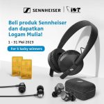 Undian Beli Produk Sennheiser Berhadiah Logam Mulia