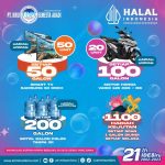 Undian Loyalti Air Minum Biru Hadiah 20 Honda Vario & 50 Smart TV