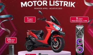 Undian Polytron Audio Berhadiah Motor Listrik FOX R dan Lainnya