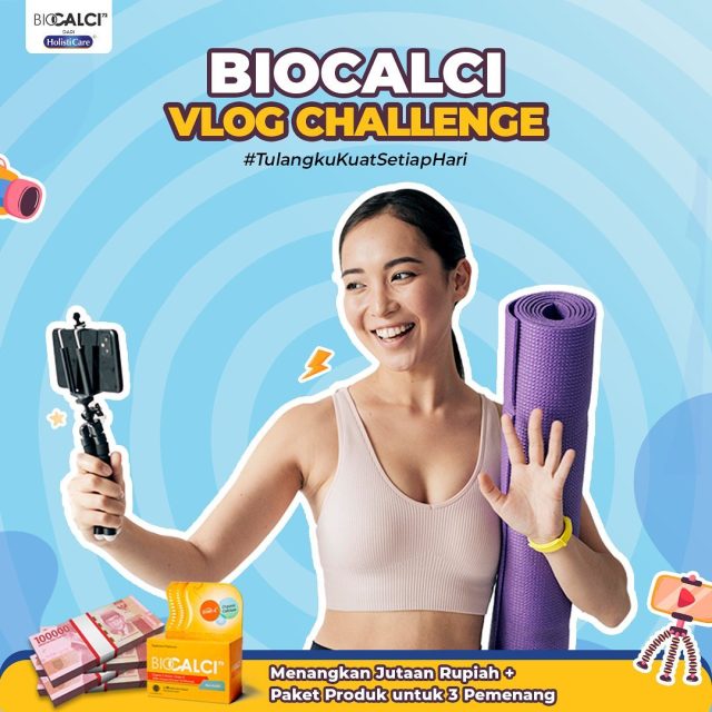 Biocalci Vlog Challenge Berhadiah Uang Total 3 Juta + Produk