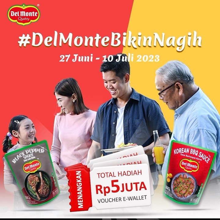 Challenge Del Monte Bikin Nagih Berhadiah Total 5 Juta Rupiah