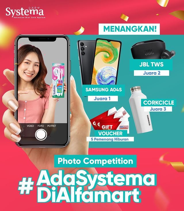 Kontes Foto Ada Systema di Alfamart Berhadiah SAMSUNG A04s