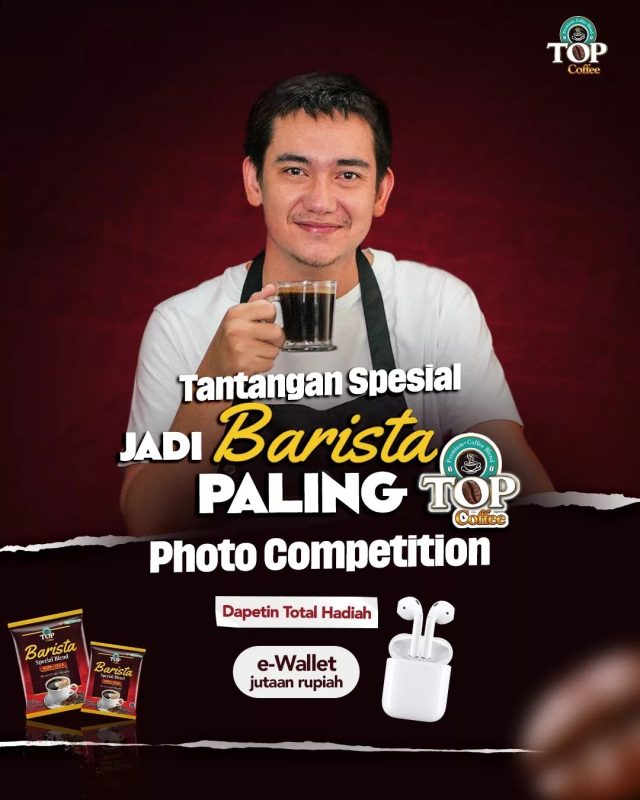 Kontes Foto Seduh TOP Coffee Berhadiah Saldo 3 Juta & Airpods