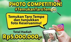Lomba Foto Temukan Taro Tempe Berhadiah Total 5 Juta
