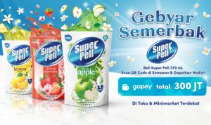 Promo Gebyar Semerbak Super Pell Berhadiah Gopay 300 Juta