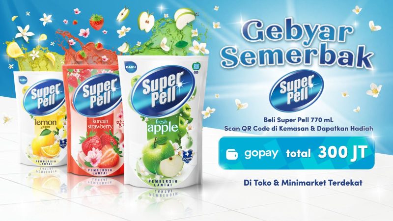 Promo Gebyar Semerbak Super Pell Berhadiah Gopay 300 Juta