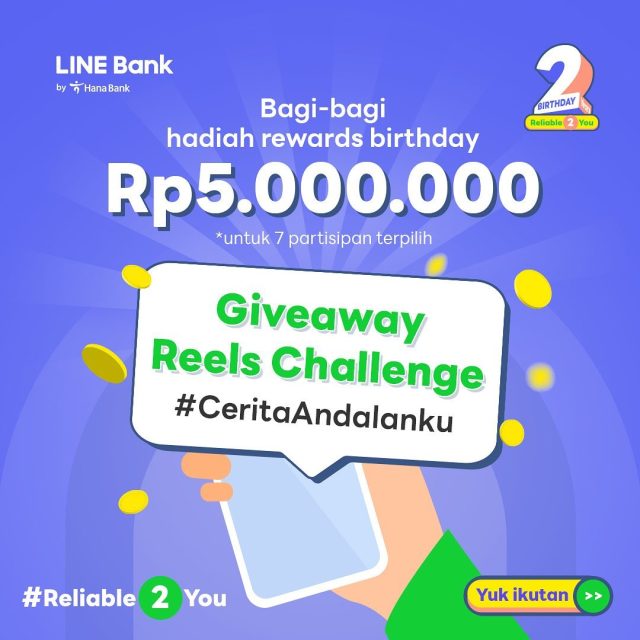 Reels Challenge Cerita Andalanku Berhadiah Total 5 Juta Rupiah