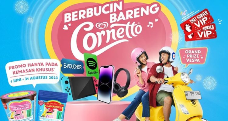Undian Berbucin Bareng Cornetto Berhadiah Total Milyaran Rupiah