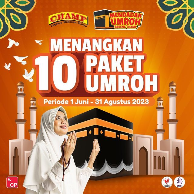 Undian Champ Mendadak Umroh Berhadiah 10 Paket Umroh